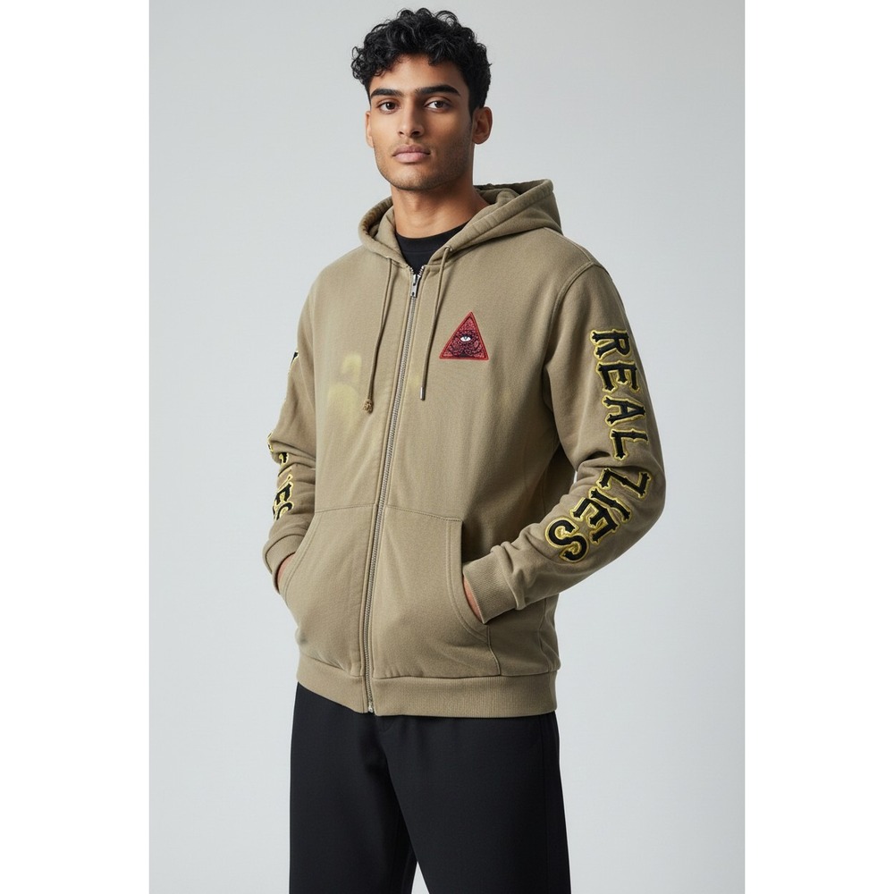 Givenchy‎ Tupac Realize Real Eyes Ltd Zip up Sweatshirt Hoodie Sz L Orig $1,680